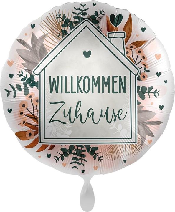Produktbild Premioloon Folienballon Willkommen Zuhause Kupfer - leer (1 x)