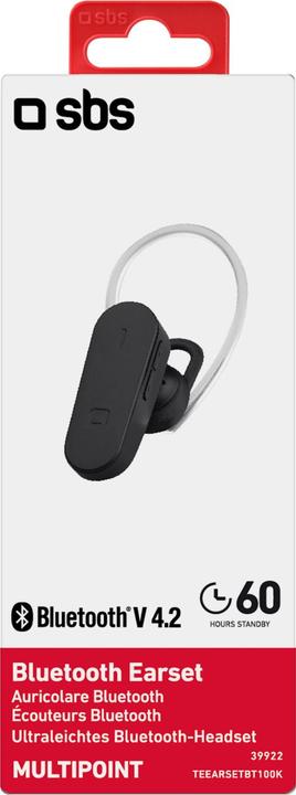 Immagine prodotto SBS Auricolare Bluetooth multipunto con archetto (4 h, Senza fili)