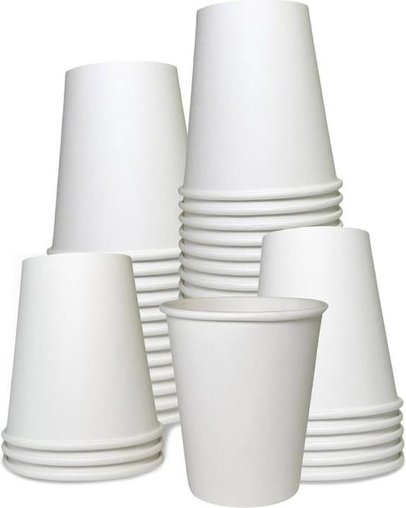 Immagine prodotto TeCup Pappbecher, Trinkbecher, Heissgetränk, Kaffeebecher 8 oz (240 ml) (100 x)