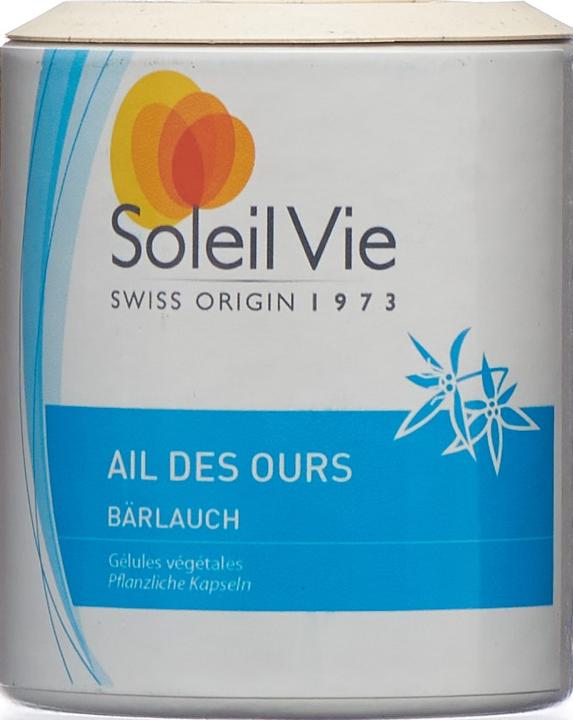 Image du produit Soleil Vie Gélule d'ail des ours 470 mg (100 pièce(s), Capsules, 71 g)