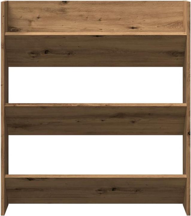 Produktbild VidaXL Wand-Schuhregal Artisan-Eiche 80x18x90 cm Holzwerkstoff (80 x 18 x 90 cm)