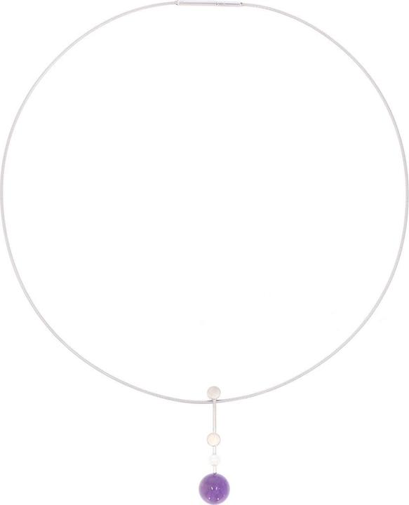 Image du produit Xen Atelier Collier avec améthyste et perle de culture d'eau douce 45 cm (Acier inoxydable, 45 cm)