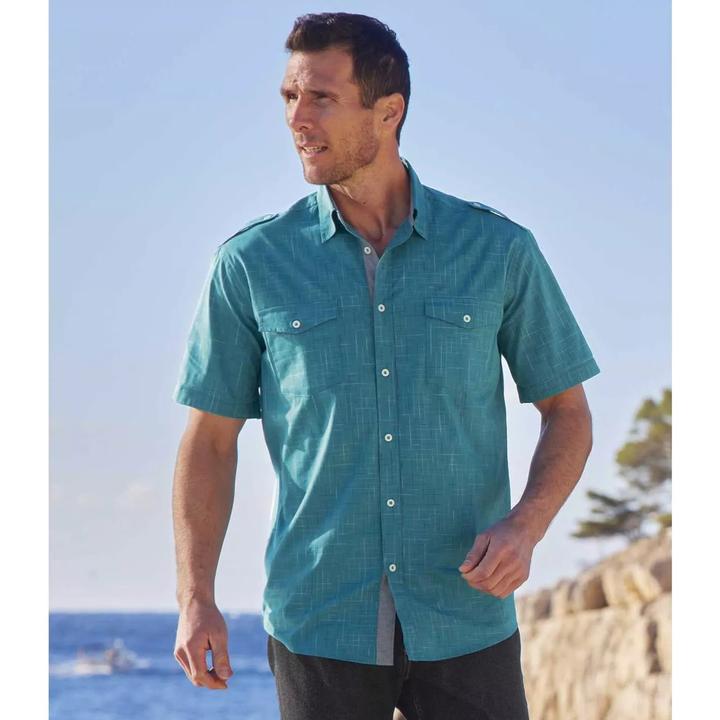 Actual product image Atlas For Men Poplin pilot shirt (5XL)