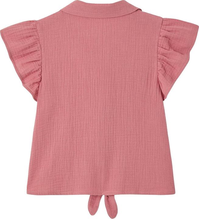 Vertbaudet Mädchen Musselinbluse zum Binden
