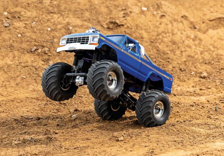 Produktbild Traxxas TRX-4MT FORD F150 4X4 BLAU 1/18 MONSTER-TRUCK RTR BRUSHED, MIT AKKU UND USB LADEGERÄT (RTR Ready-to-Run)