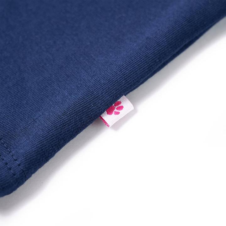 Produktbild VidaXL Kinder-T-Shirt Marineblau 128,Material: 95 % Baumwolle. 5 (128)