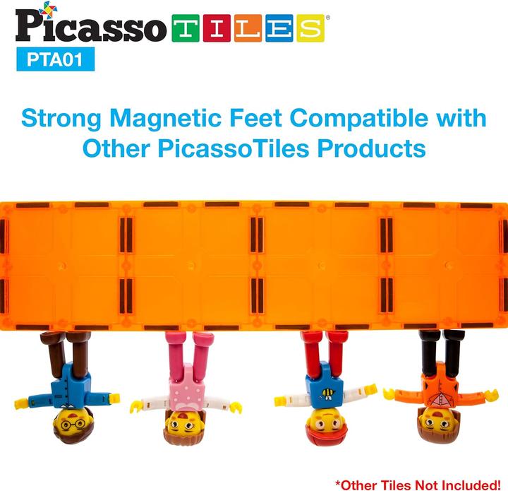 Actual product image PicassoTiles Magnetic 4 Familien-Aktionsfiguren