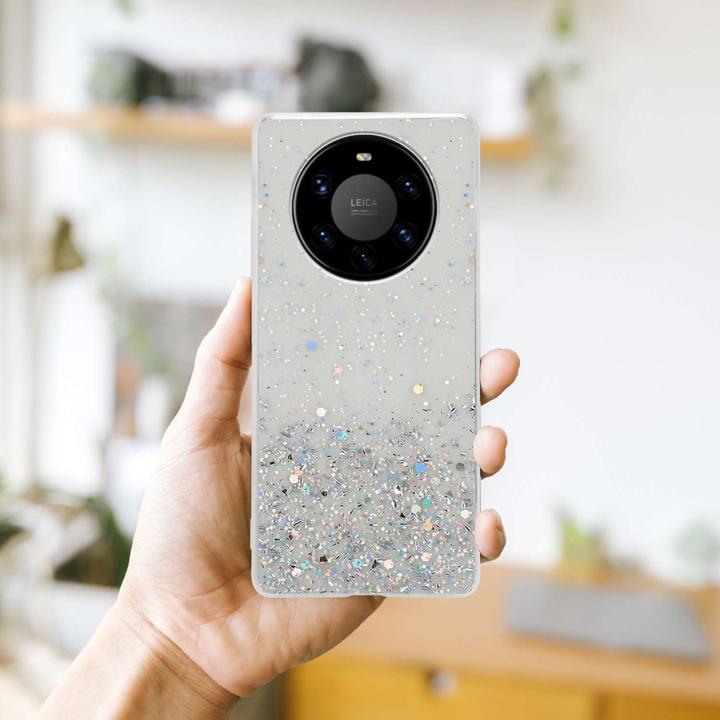 Actual product image Cadorabo Bumper Case for Huawei MATE 40 PRO TPU funkelnder Glitter (Mate 40 Pro)