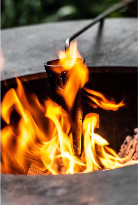 Actual product image Forged Flambadou silver