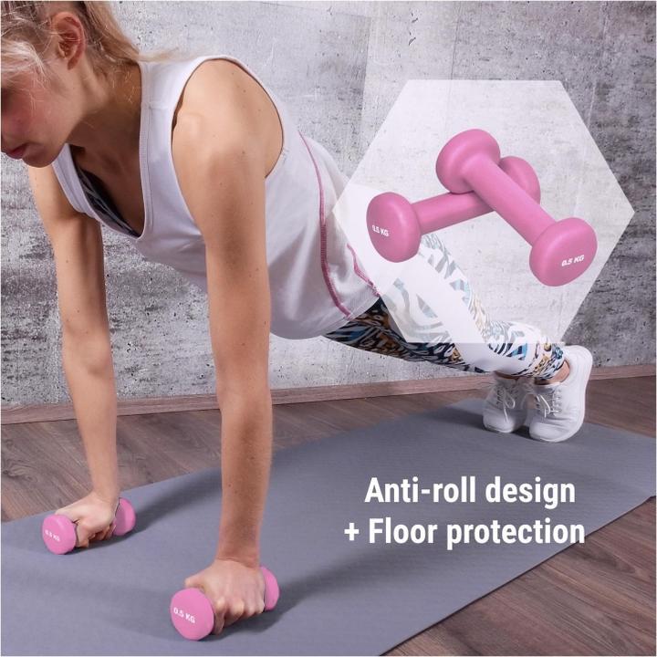 Image du produit Gorilla Sports Haltères de gymnastique (2 x 0,5 kg)