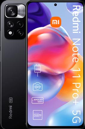 Produktbild Xiaomi Redmi Note 11 Pro+ 5G (256 GB, Graphite gray, 6.67", Hybrid Dual SIM, 108 Mpx, 5G)