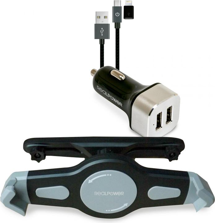 Produktbild RealPower Tablet Car Set