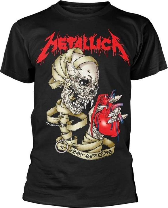 Produktbild Metallica Heart Explosive TShirt (L)
