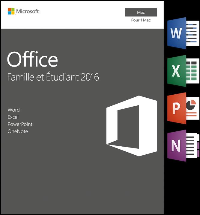 Produktbild Microsoft Office 2016 Home and Student (1 User, unbegrenzt)