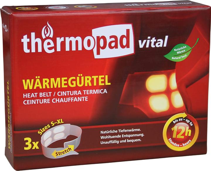Immagine prodotto Thermopad Set di 3 cinture di riscaldamento (3 x, 380 g)