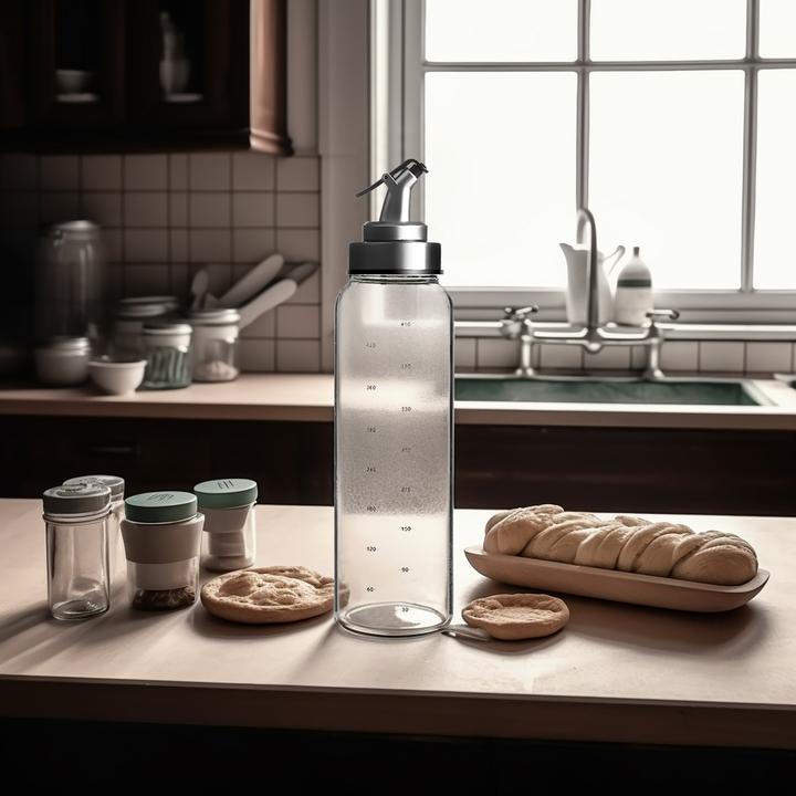 Image du produit Intirilife Set de 2 bouteilles de vinaigre et d'huile (450 ml)