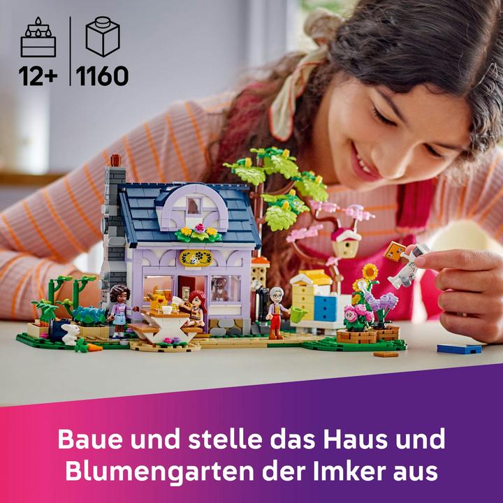 Produktbild LEGO Haus und Blumengarten der Imker (42669, LEGO Friends)