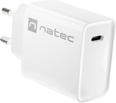 Produktbild Genesis Natec ładowarka Sieciowa Ribera USB-C 20w Power Delivery Biała Nuc-2059 (20 W)