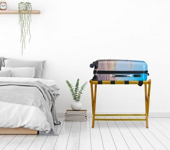 Actual product image Relaxdays Folding Luggage Rack (Suitcase rack)