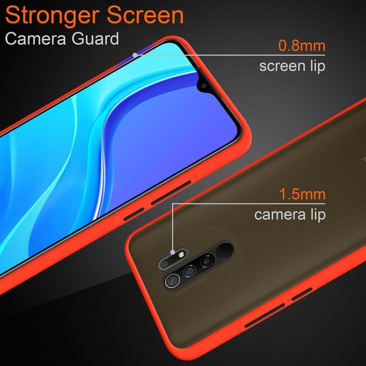 Productafbeelding Cadorabo Hybride matte hoes (Xiaomi Redmi 9)