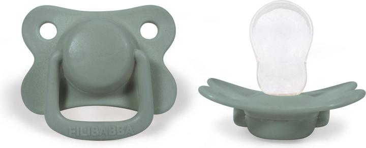 Produktbild Filibabba Schnuller 2er Pack - Moss green 6+ Monate (2 x, 6 - 36 Monate)