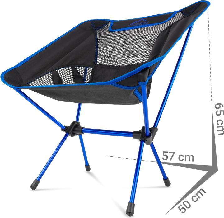 Image du produit Normani Chaise de camping Moak avec parasol - 8603