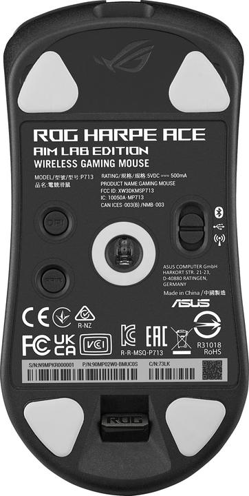 Actual product image ASUS ROG Harpe Ace Aim Lab Edition (Wireless, Cable)