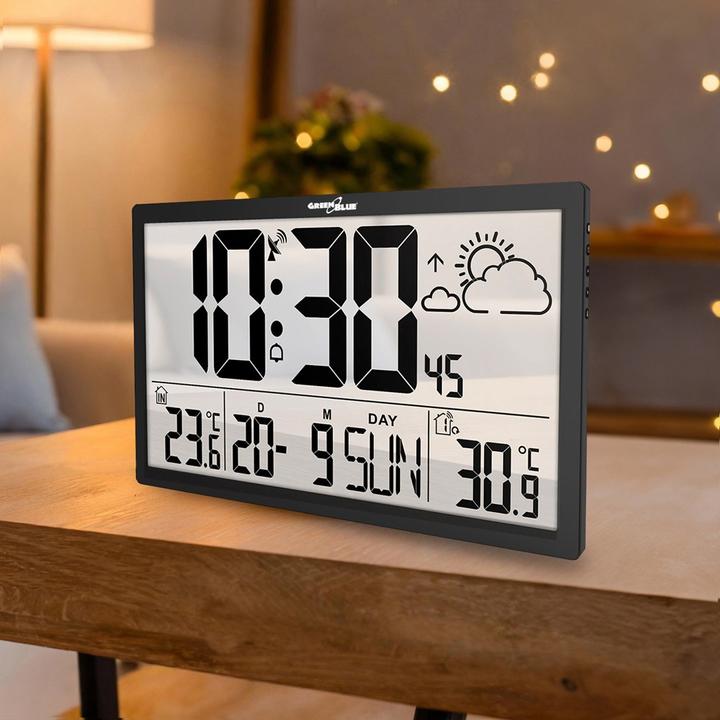 Immagine prodotto No Name Orologio da parete LCD temperatura data GB218