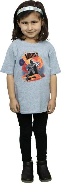 Produktbild Star Wars Darth Vader Swirling Fury TShirt Mädchen (140, 146)