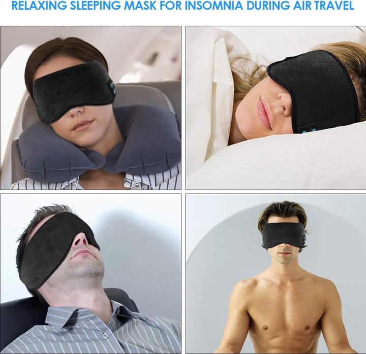 Actual product image Cbx Bluetooth sleep mask with headphones (No noise cancelling, 8 h, Wireless)
