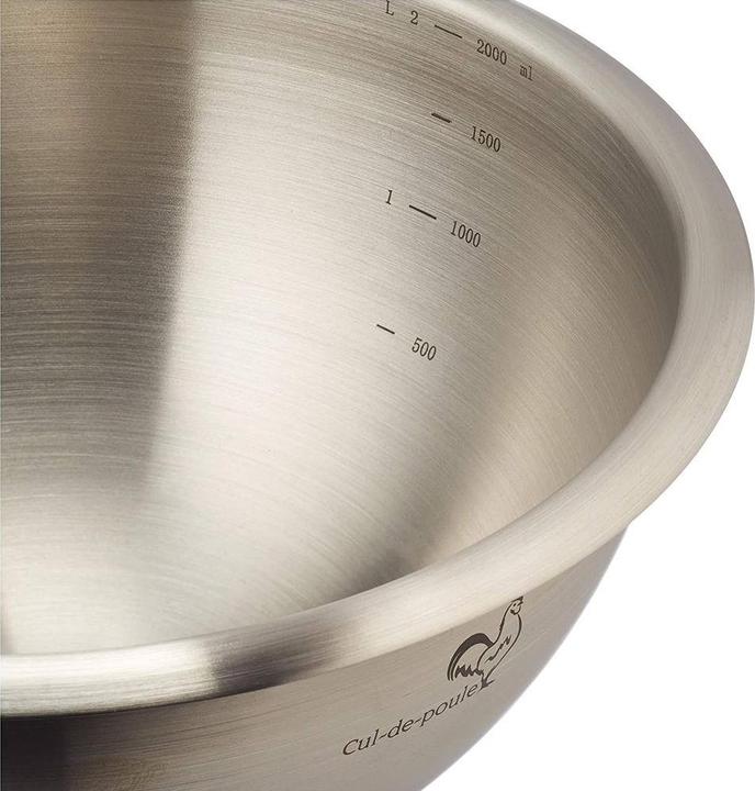 Produktbild de Buyer Schlagschüssel rund Ø 20cm, Boden silikonbeschichtet (20 cm, 2.10 l, 1 x)