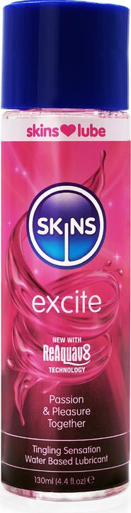 Produktbild Skins Excite» Passion & Pleasure 130ml prickelndes Gleitgel (130 ml)