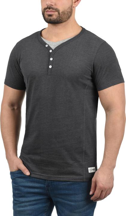 Immagine prodotto Solid Dorian T-Shirt A Maniche Corte Maglietta Da Uomo Con Collo Grandad (S)