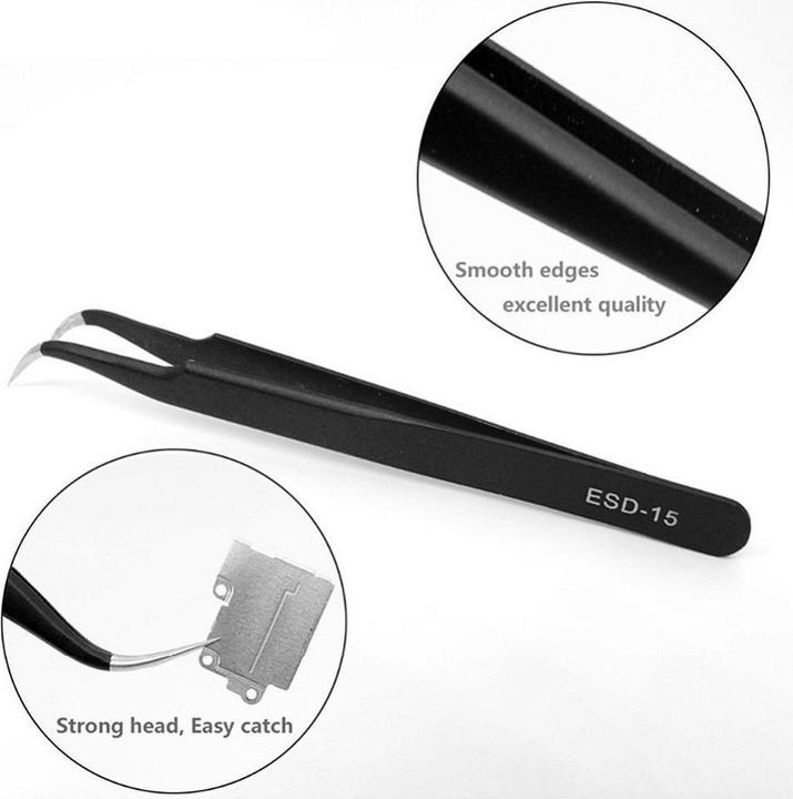 Actual product image UF-Tools Tweezers 9-piece set