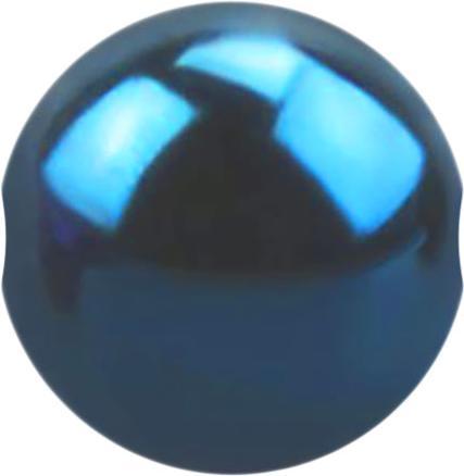 Actual product image Star Piercing Ball Closure ball dark blue (without brass, Surgical steel 316L)