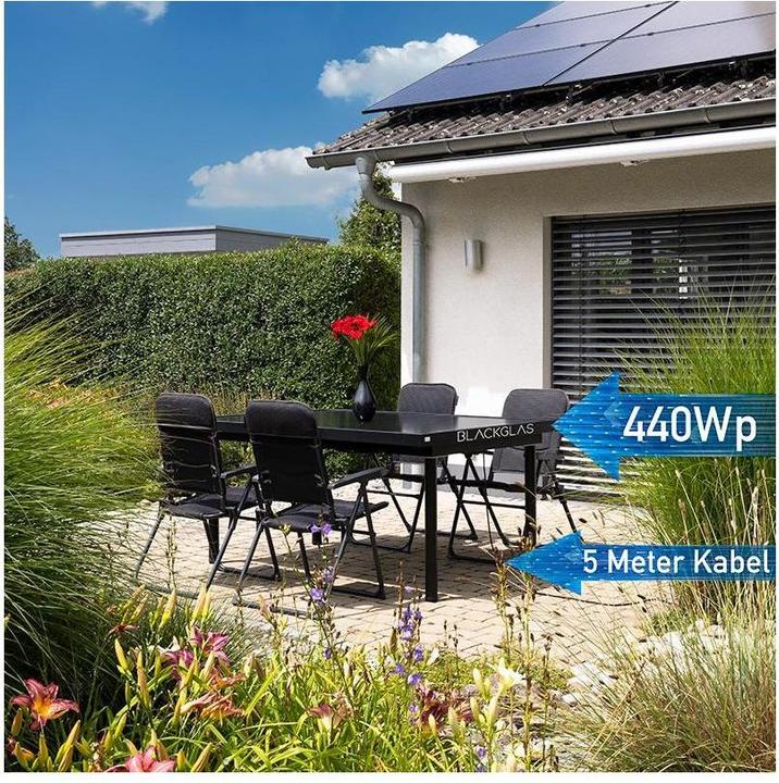 Actual product image Blackglas Solar table ECOnova 440 W (440 W)