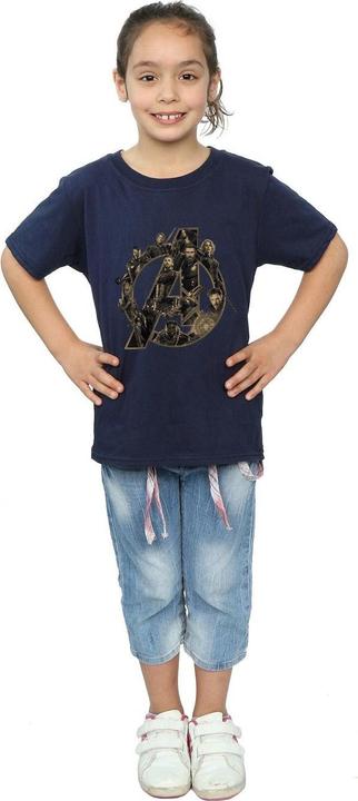 Image du produit - T-shirt AVENGERS INFINITY WAR LOGO - Fille (140, 146)