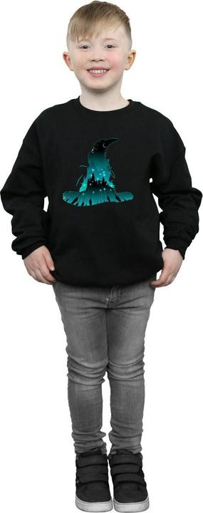Immagine prodotto Hogwarts Silhouette Felpa Ragazzi (140, 146)
