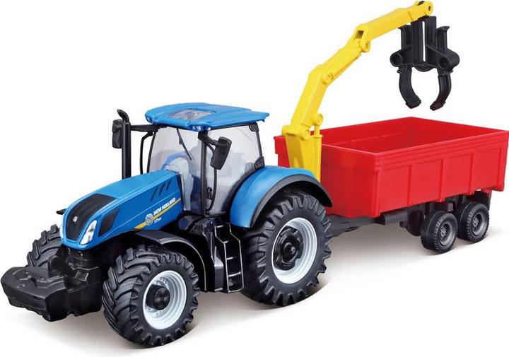 Produktbild Bburago Farm Tractor mit Anhänger Fendt und New Holland