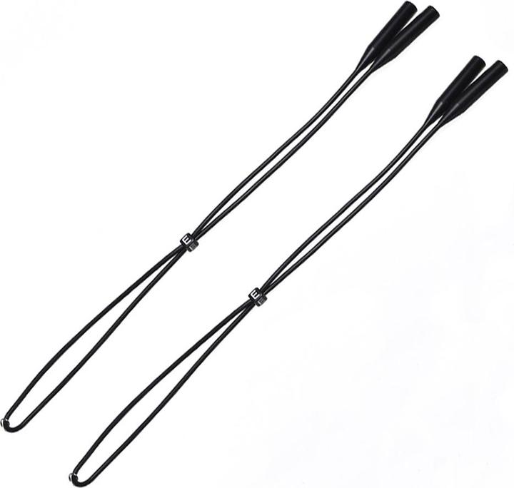 Immagine prodotto Techsuit - (2 pack) Glasses Strap (GST4) - for Men, Woman, from Silicone - Black
