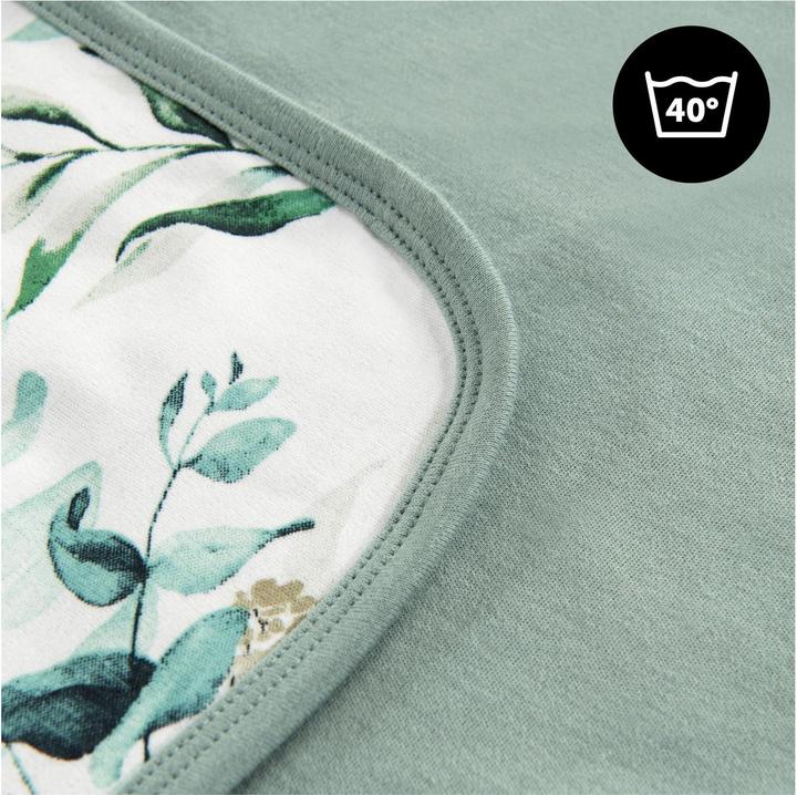 Produktbild Hauck Snuggle N Dream Leaves Mint (80 x 80 cm)