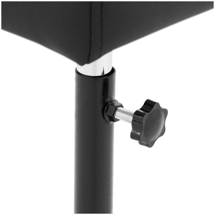 Actual product image Physa Beinstütze Pediküre Beinauflage Fussstütze Fusspflege Kosmetikstudio Schwarz 80 kg (24 x 22 cm)