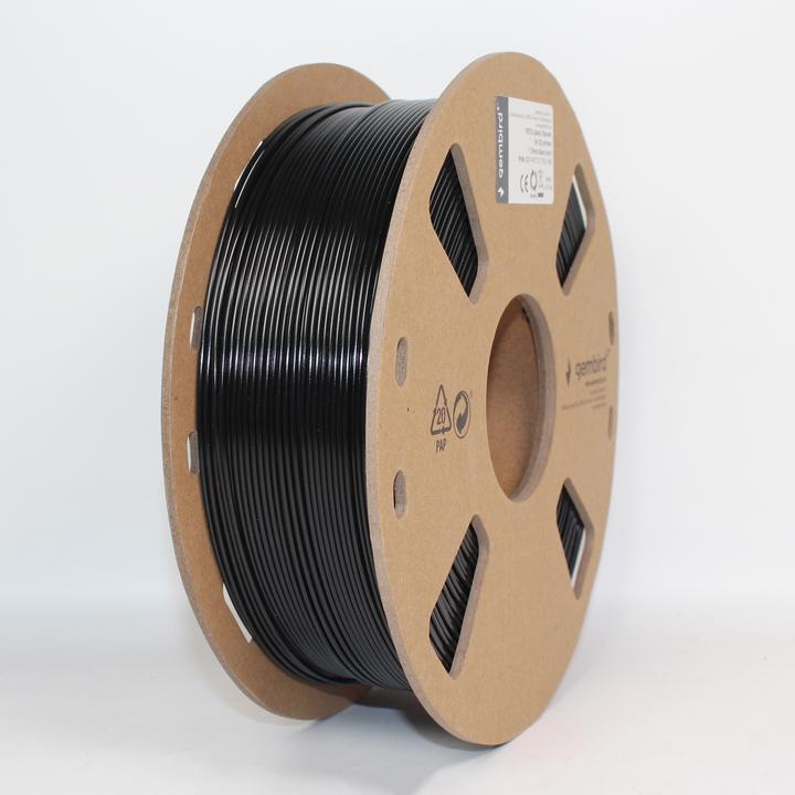 Produktbild Gembird * Filament 3D-Drucker PETG / 1,75 mm / 1 kg / Schwarz (PETG, 1.75 mm, 1000 g, Schwarz)