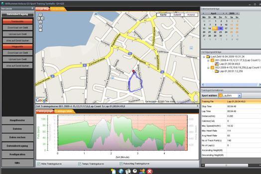 Produktbild GlobalSat GH-625M, GPS Sportuhr