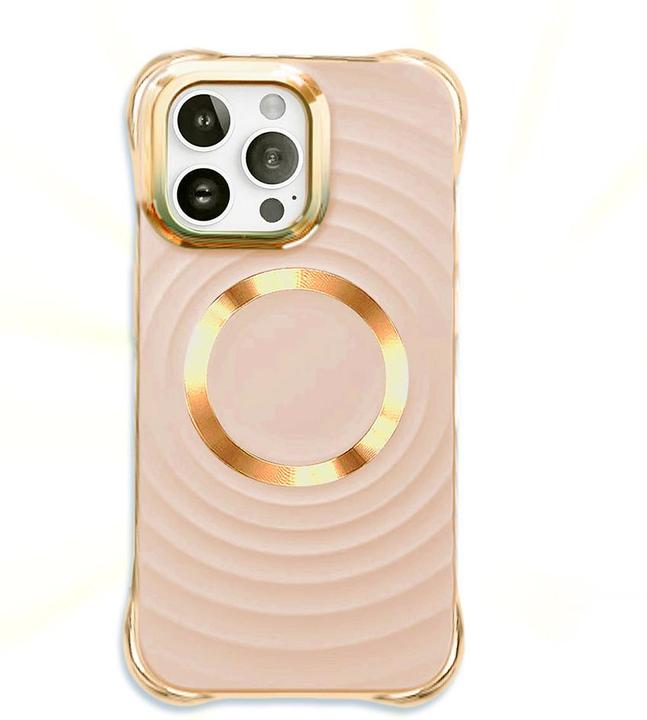 Actual product image OEM Circle Glam Mag case for iPhone 12 / 12 Pro 6,1" pink (Apple iPhone 12)