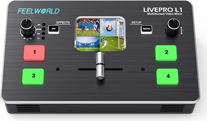 Produktbild Feelworld LivePro L1 live streaming Video Switcher with 4 HDMI inputs (Diverses Video Zubehör)