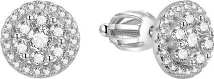 Beneto Silver shimmering earrings AGUP1470S (L)