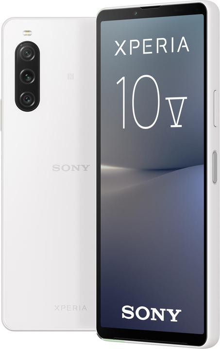Image du produit Sony Xperia 10 V (128 Go, Blanc, 6.10", SIM + eSIM, 48 Mpx, 5G)