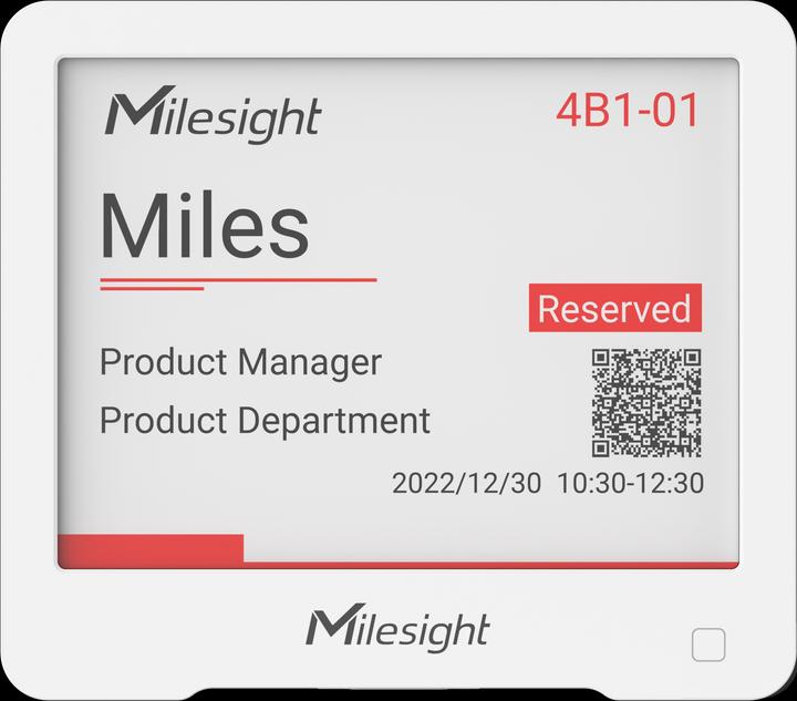 Valeurs nutritives et ingrédients Milesight Écran IoT E-ink, DS3604-868M