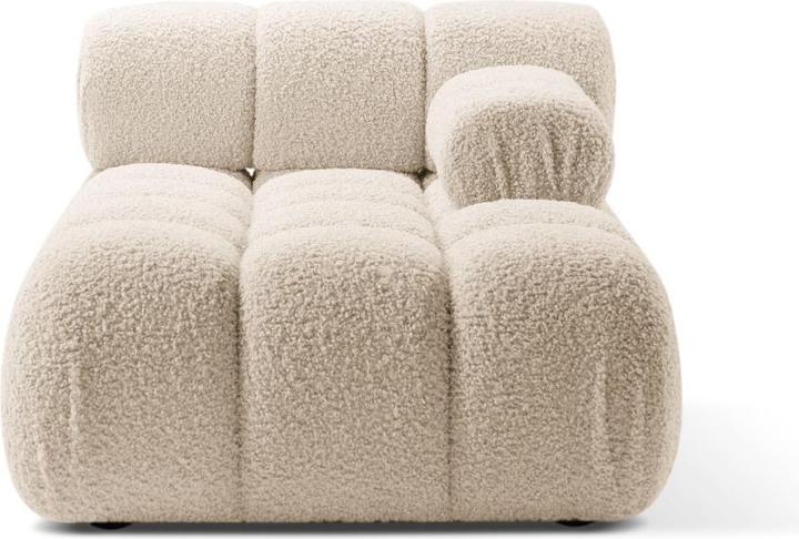 Actual product image Micadoni Velvet Chaise Longue Right, "Bellis", 1 Seat, 155x94x70 Made in Europe (Chaise longue)